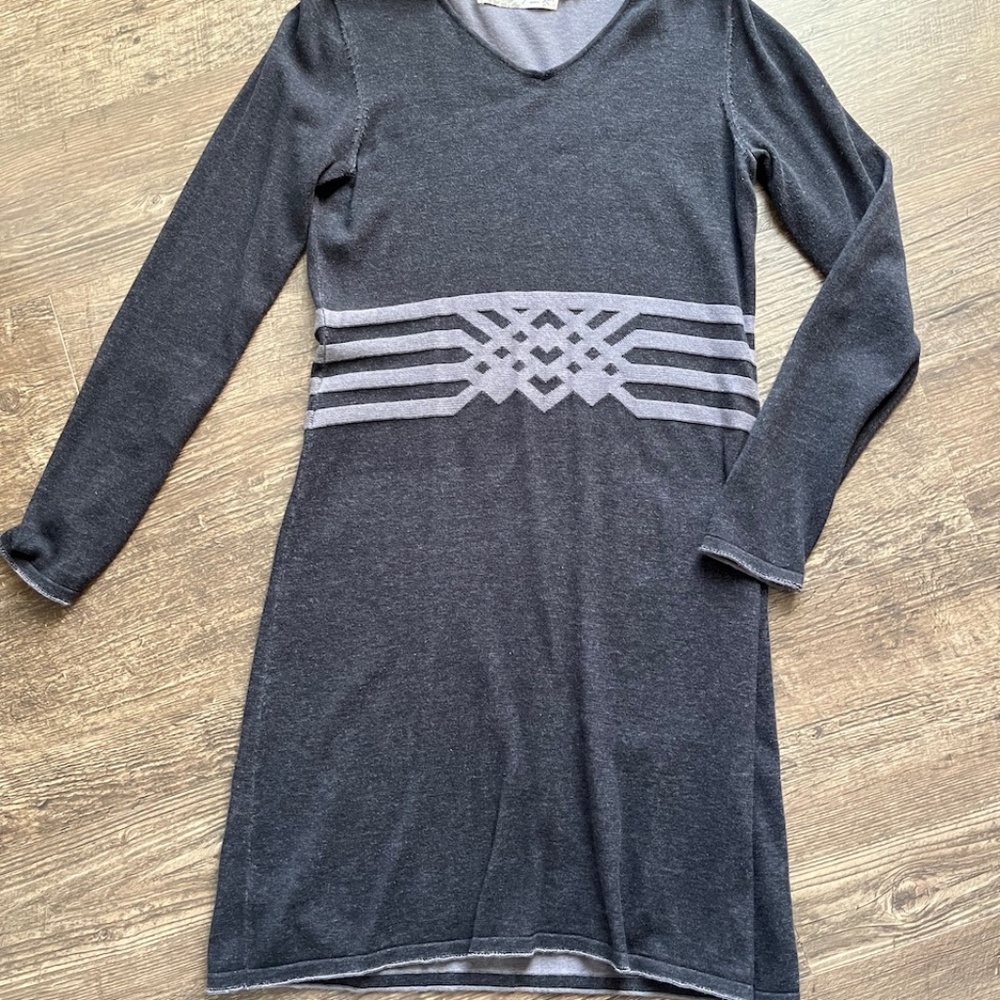 Aventura Organic Cotton Dress, Gray, Medium